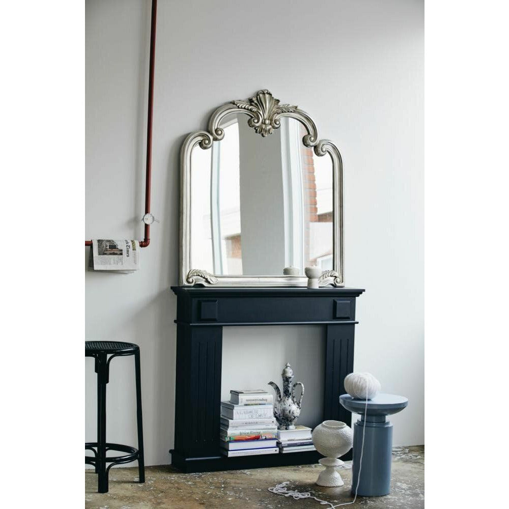 Nordal Angel Mirror in Antique Look - 115x104 cm - sølv