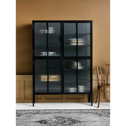 Nordal Groovy viser i jern - 185x130 - svart