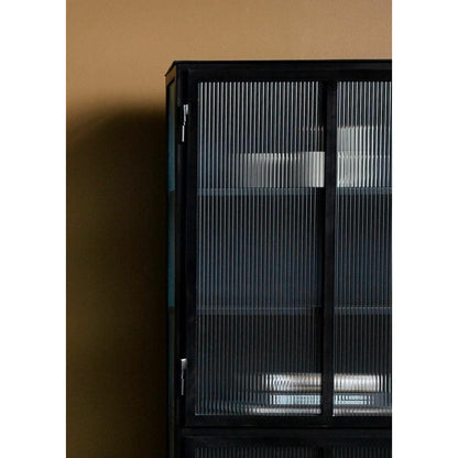 Nordal Groovy viser i jern - 185x130 - svart