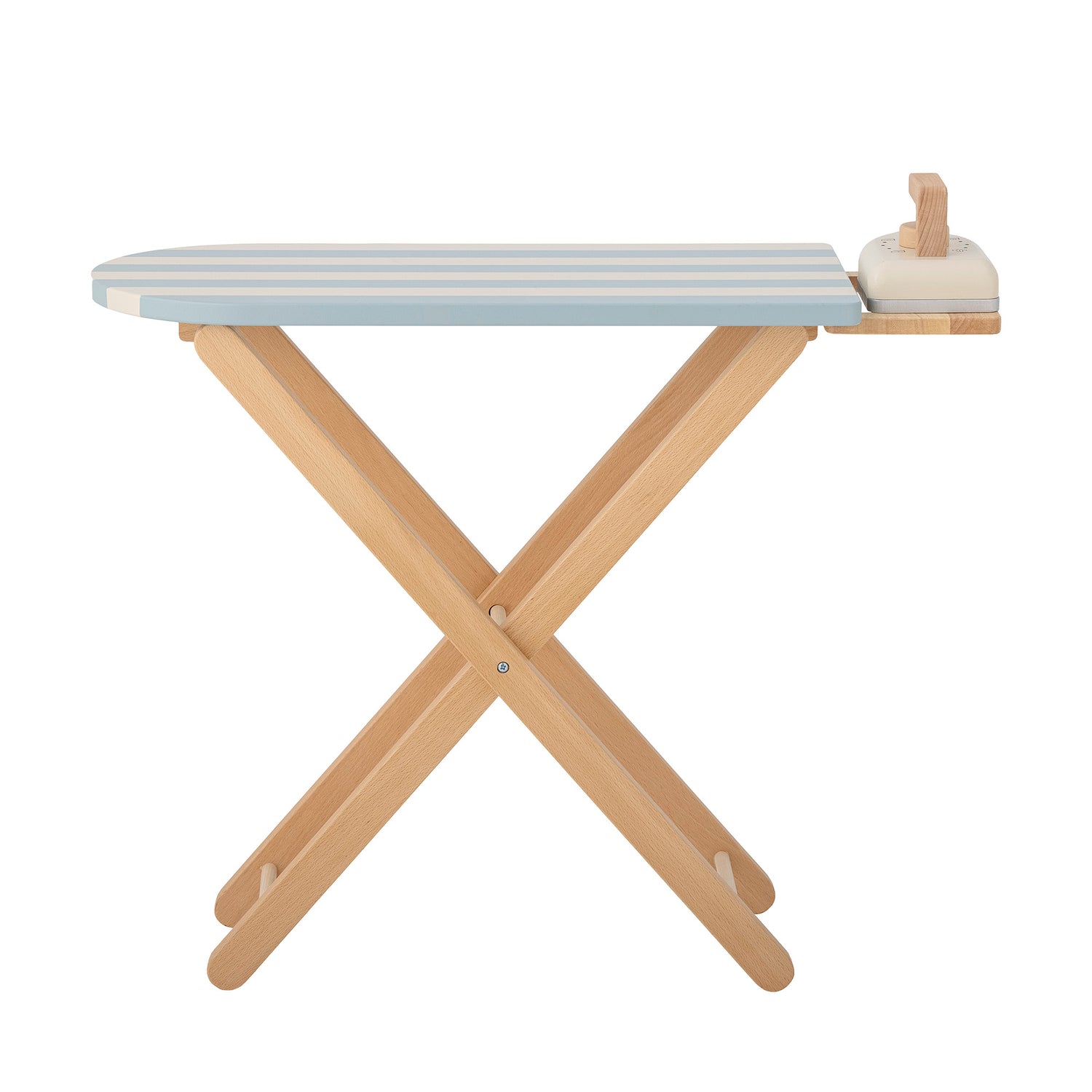 Bloomingville Mini - True Toys, Ironing Board and Iron, Blue, FSC® 100%, Pine