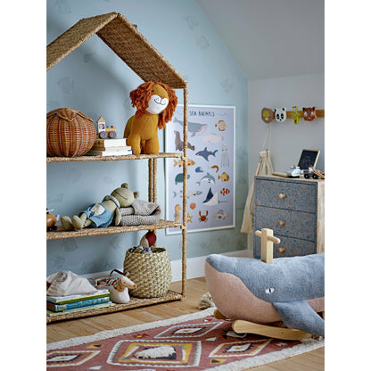 BLOOMINGVILLE MINI Frigga Kommode, Blå, Mango - L46xH60xW30 cm - DesignGaragen.dk.