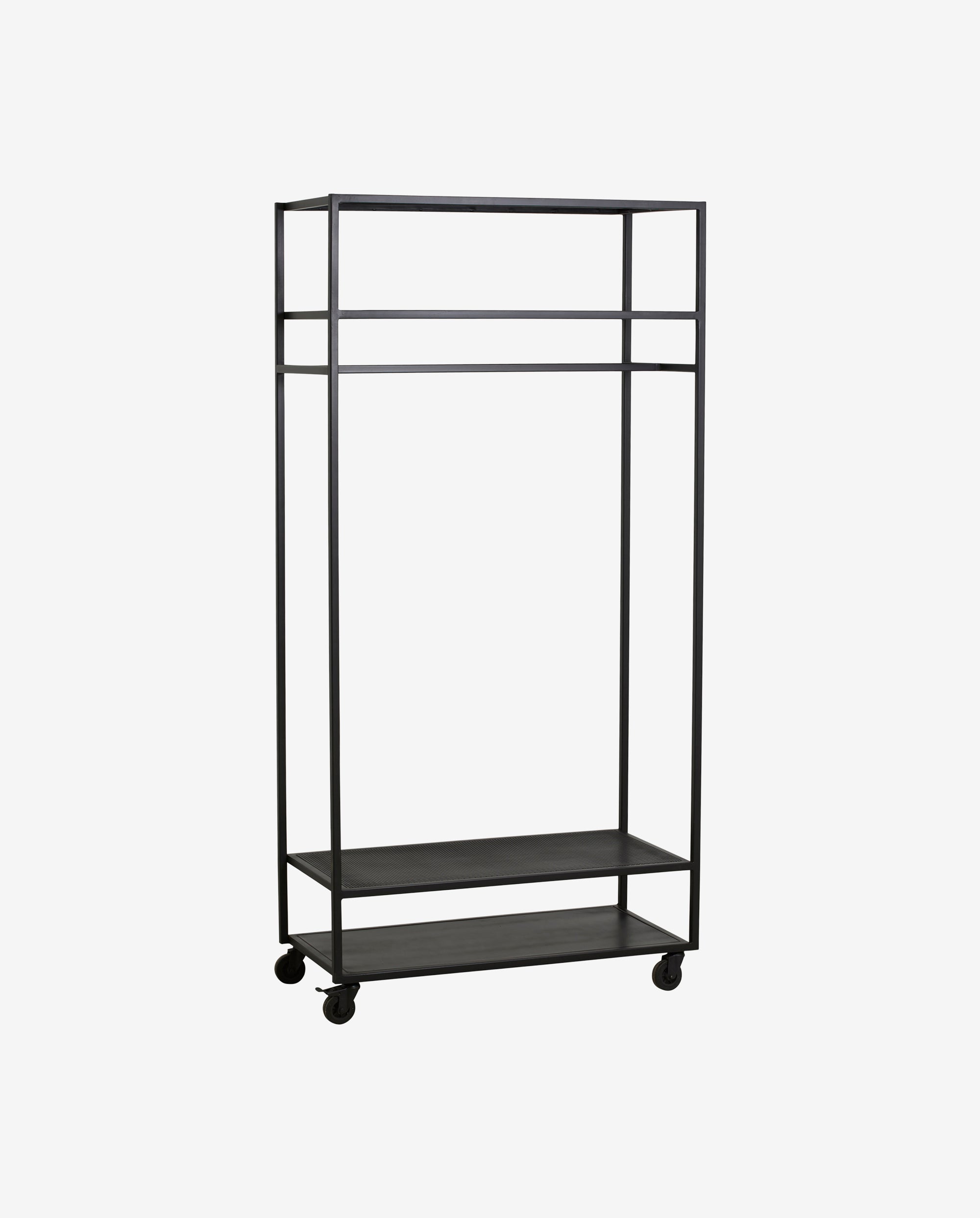 Nordal A/S Alta Iron Garderobe Rack, Black