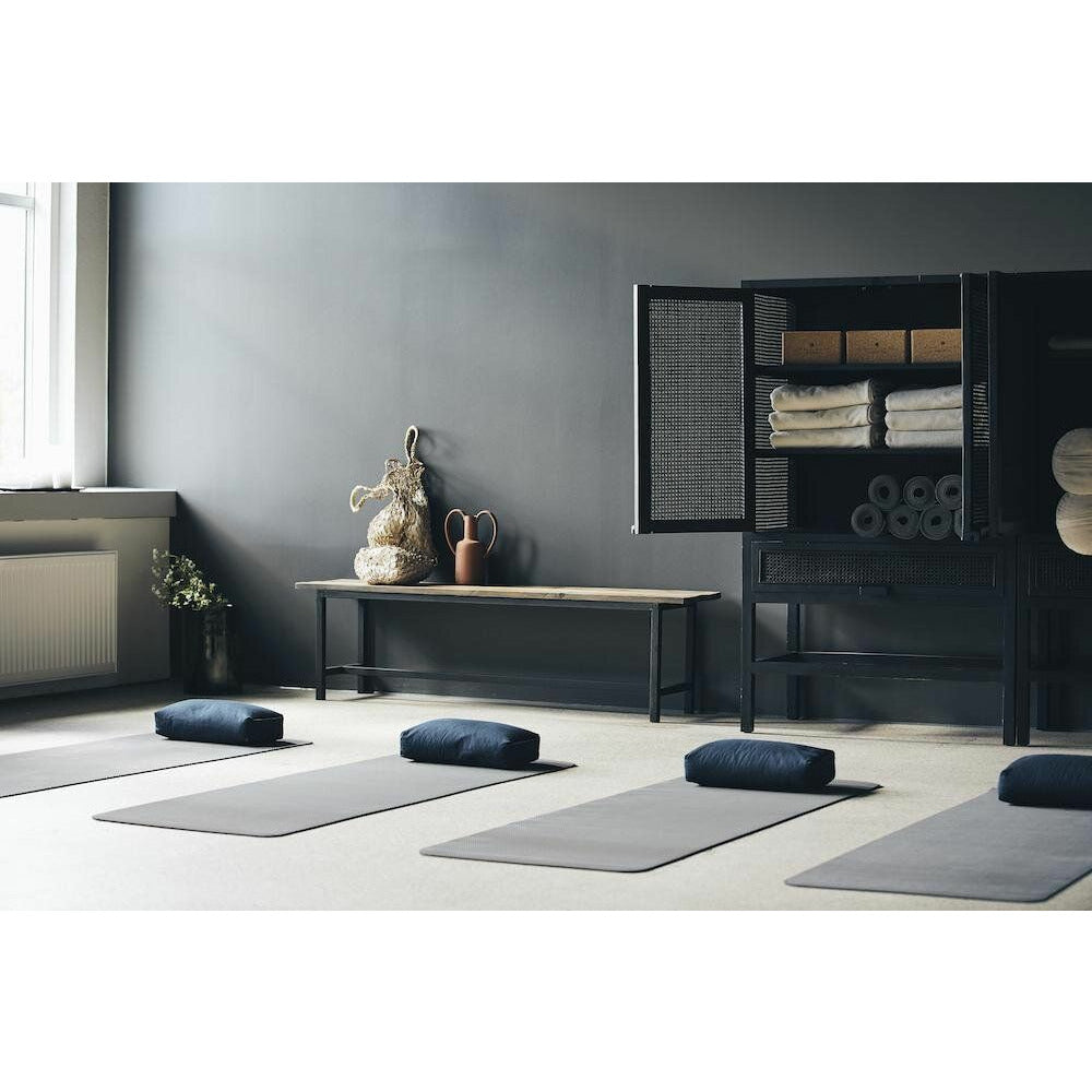Nordal yoga og meditasjonspud - 40x20 cm - mørkeblå