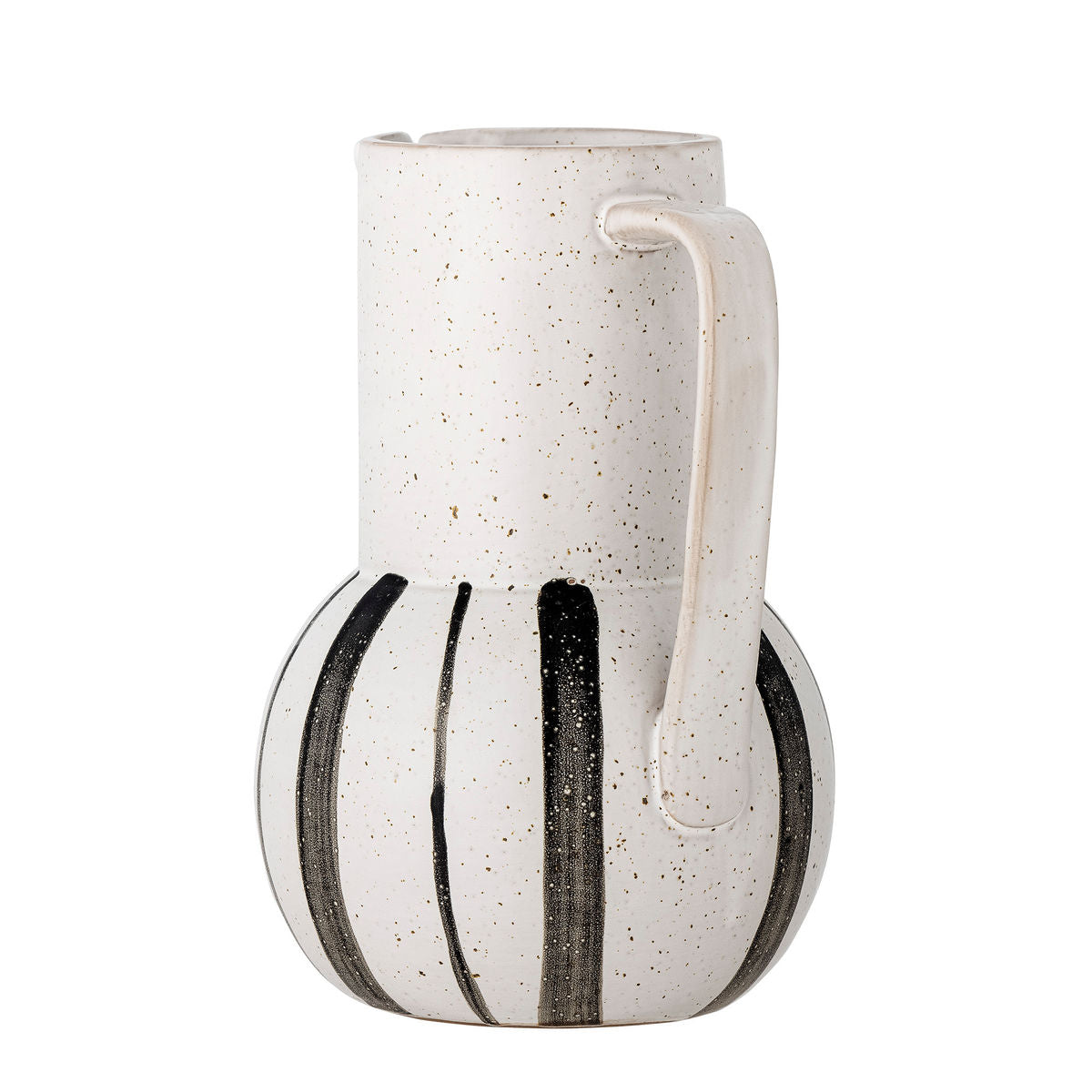 Bloomingville Marita pitcher, svart, steingods