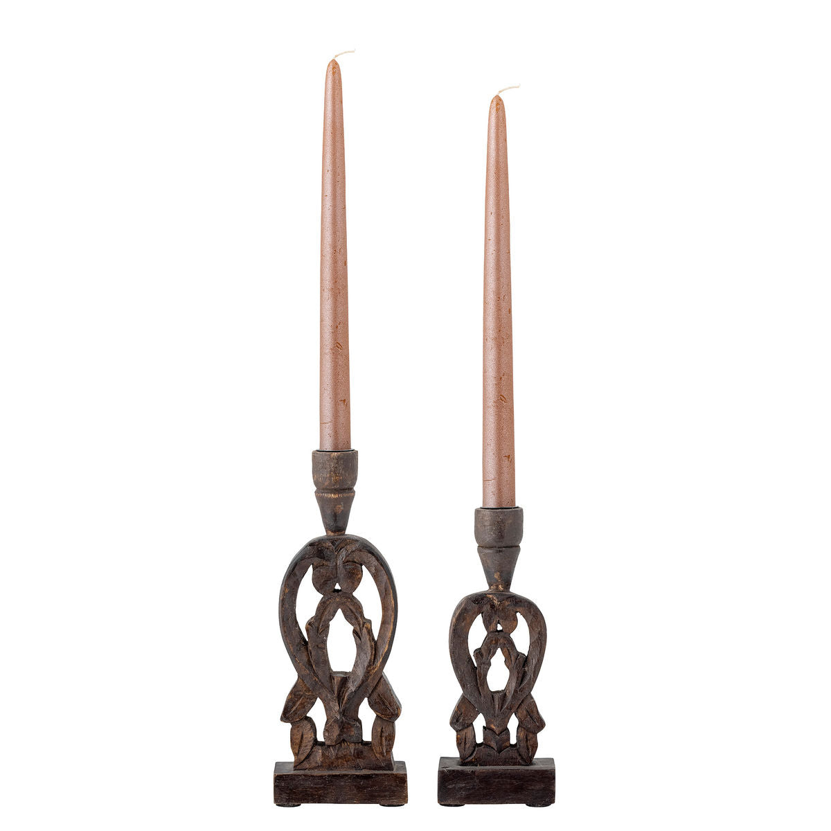 Creative Collection Bernie Candlestick, Brown, Mango