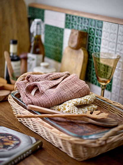 Bloomingville Bejan tehåndkle, brunt, bomull