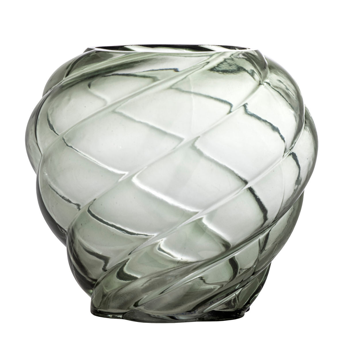 Bloomingville Leyan Vase, grønn, glass