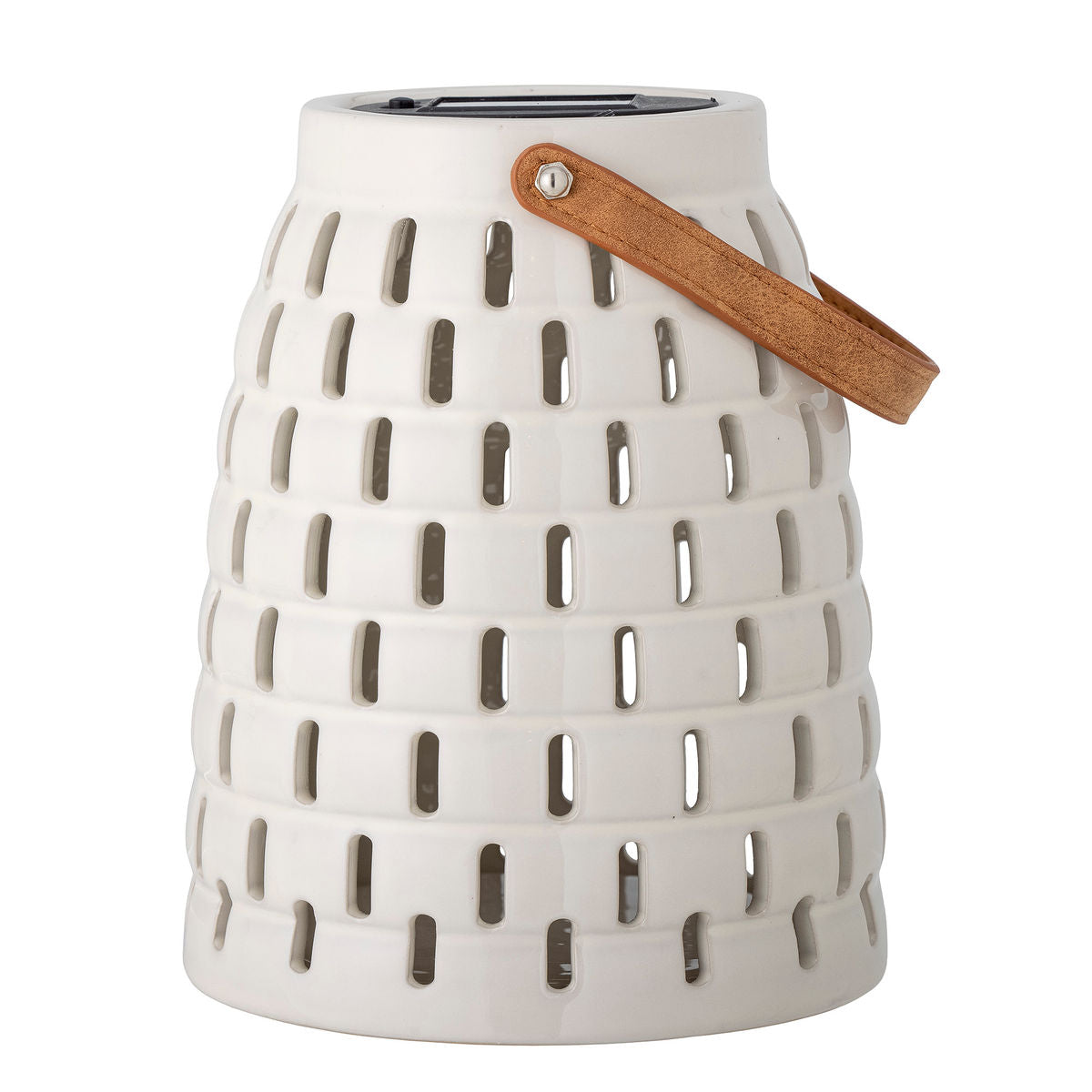 Bloomingville Treillis solcelle -lykter, natur, steingods