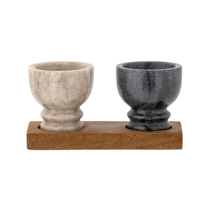 Bloomingville Inesa Salt &amp; Pepper var, natur, marmor