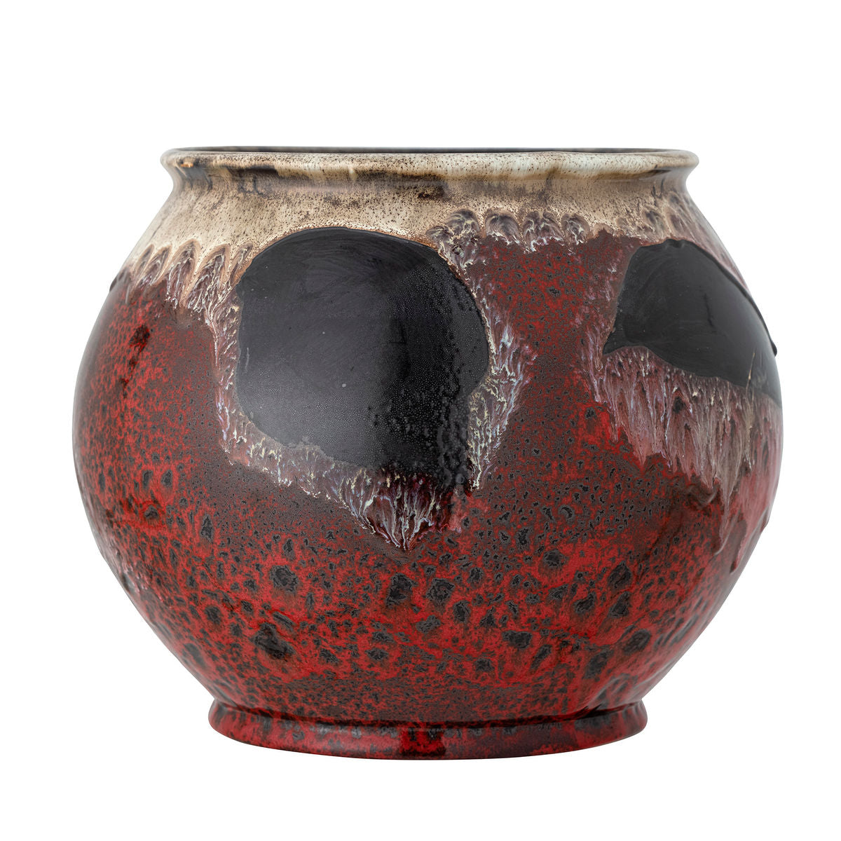 Bloomingville Souha Herbal Potted Hids, Red, Stoneware