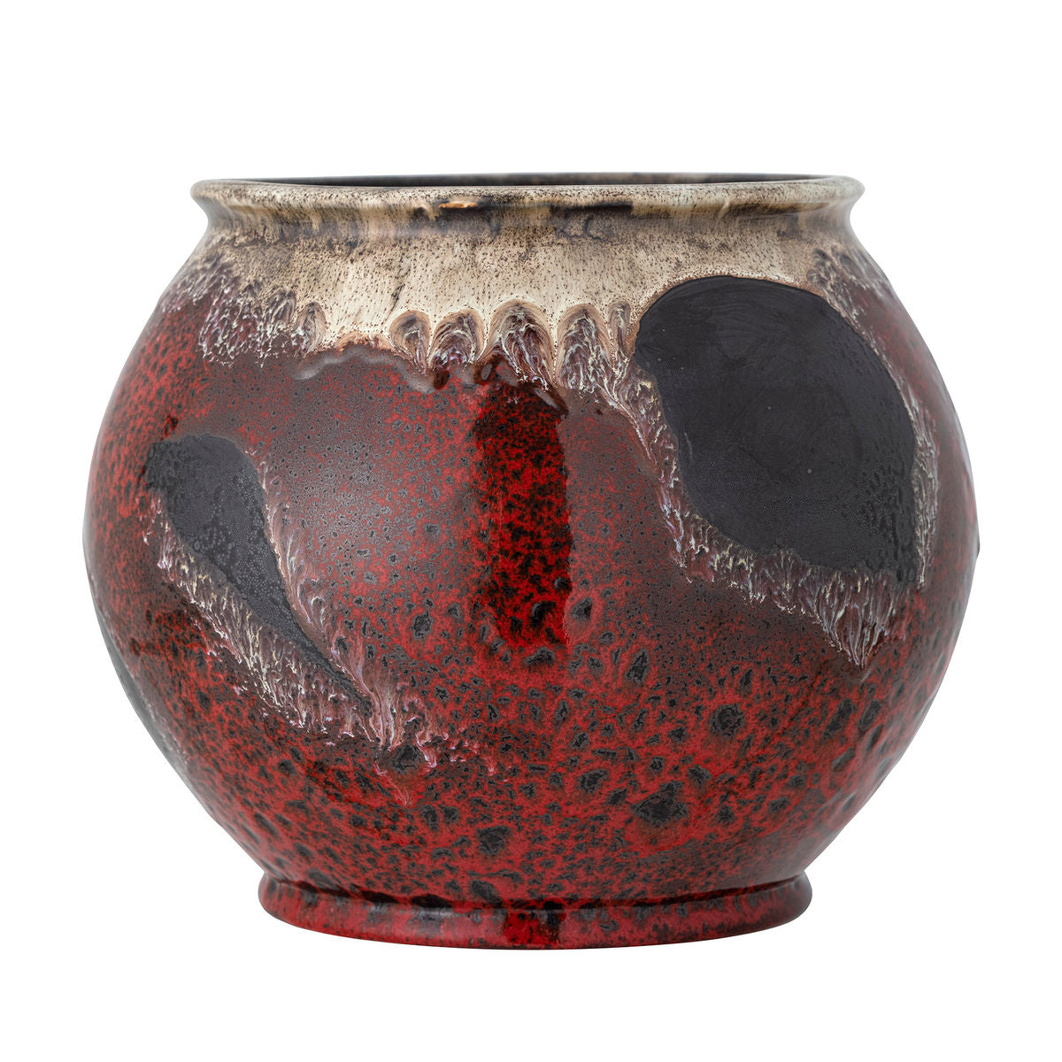 Bloomingville Souha Herbal Potted Hids, Red, Stoneware