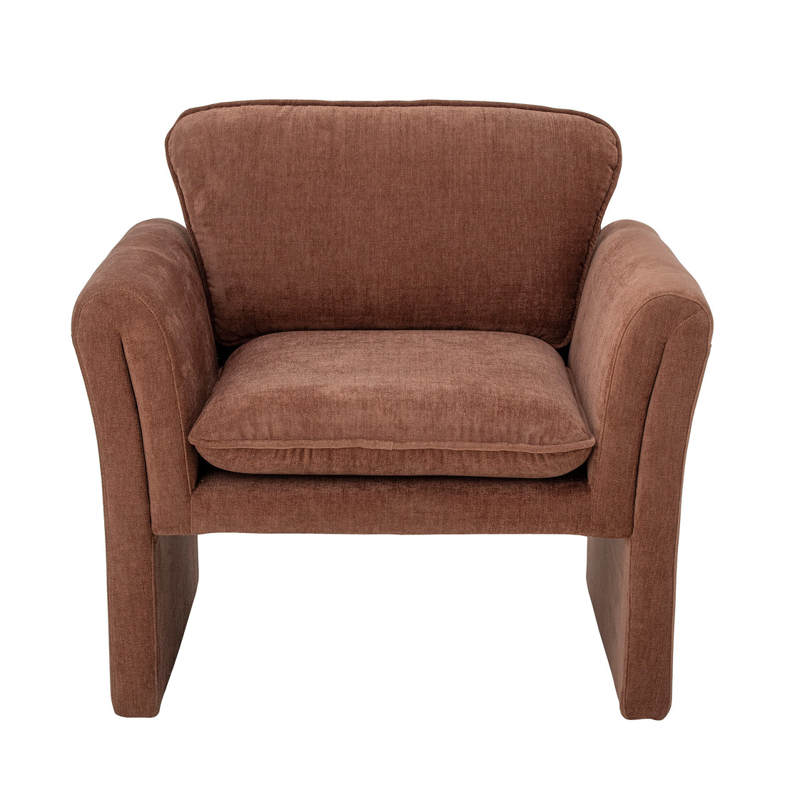 Paseo Lounge Stol, Brun, Polyester - L80xH70xW74 cm - BLOOMINGVILLE - DesignGaragen.dk
