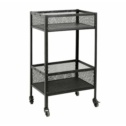 Nordal Easy Rolling Table in Iron - 54x38 cm - Svart