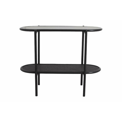 Nordal Surma Console Table / Side Table in Rattan - 100x45 - Svart