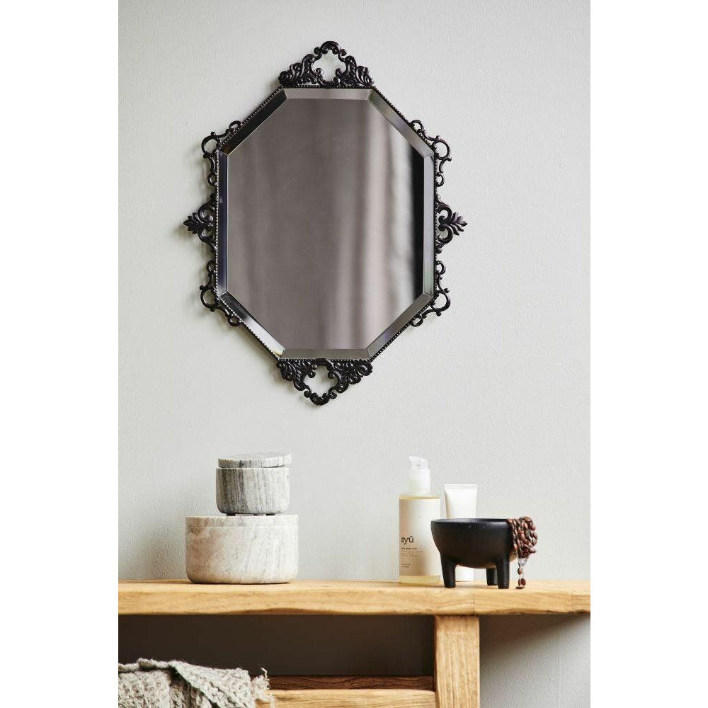 Nordal Larus Mirror - 50x39 cm - svart