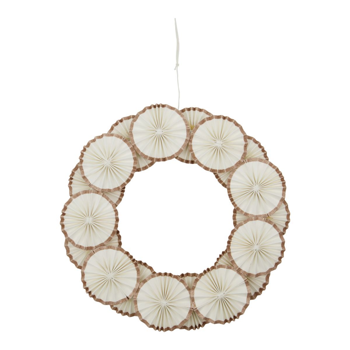 House Doctor - Wreath, HDRosette, off-white