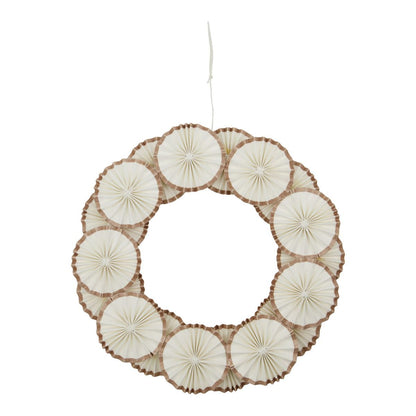 House Doctor - Wreath, HDRosette, off-white