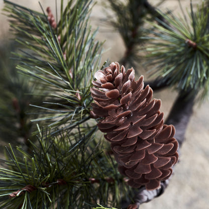 Julegren med LED, HDPEUCE, NATUR