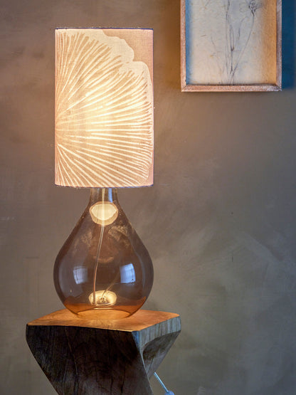 Kreativ samling leni bordlampe, brun, glass