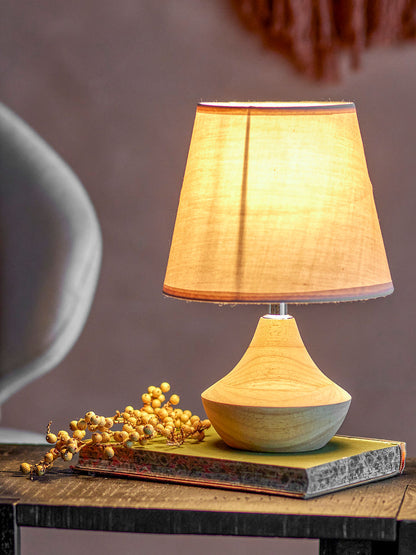 Creative Collection Panola Table Lamp, Nature, Rubber Tree