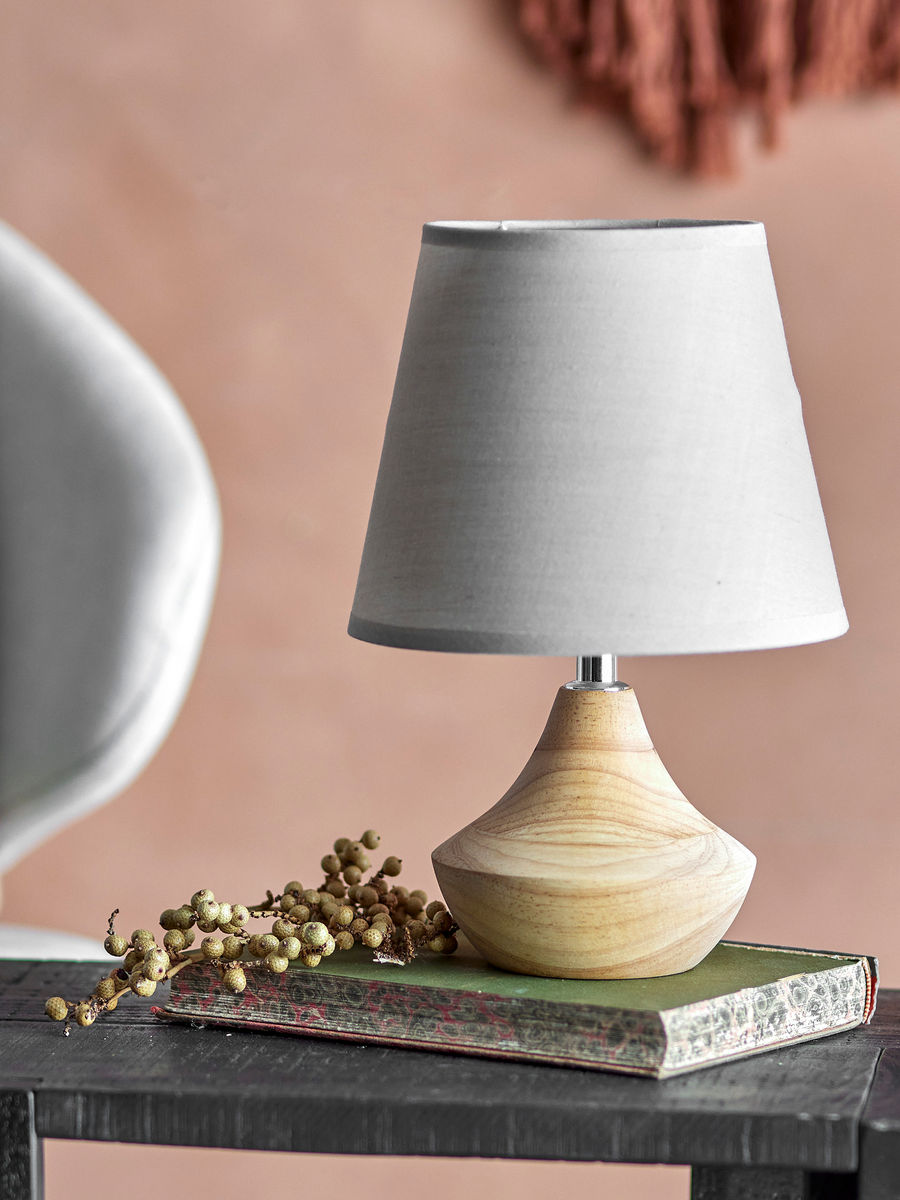 Creative Collection Panola Table Lamp, Nature, Rubber Tree