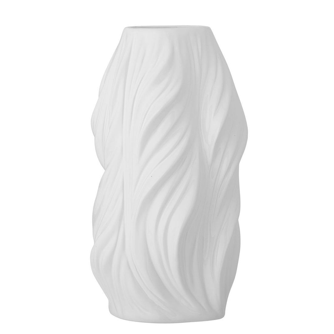 Bloomingville Sanak Vase, White, Ceramics
