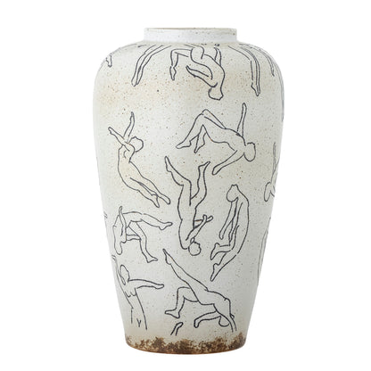 Bloomingville Adah Vase, Nature, Stoneware