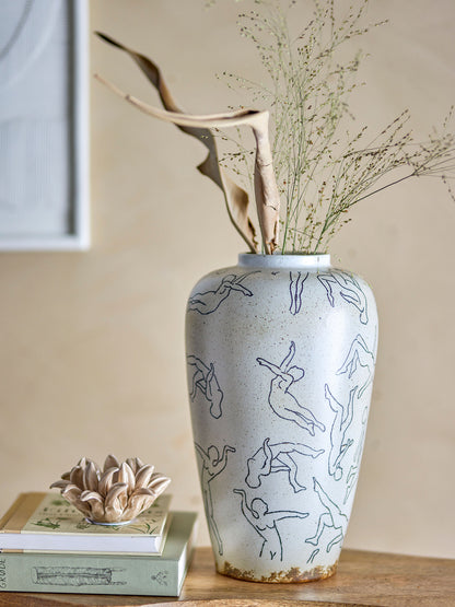 Bloomingville Adah Vase, Nature, Stoneware