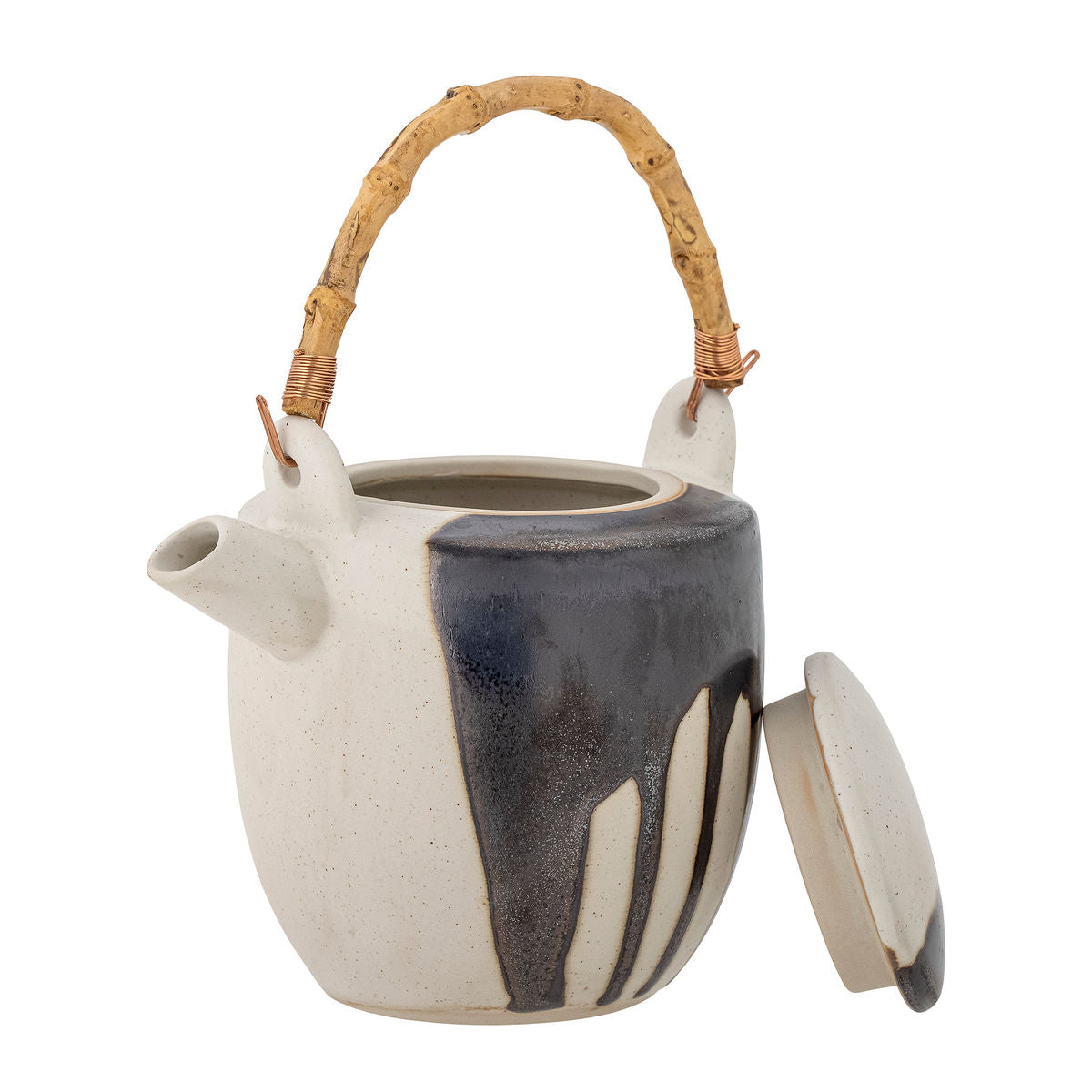 Bloomingville Okaama Teapot, Blue, Stoneware