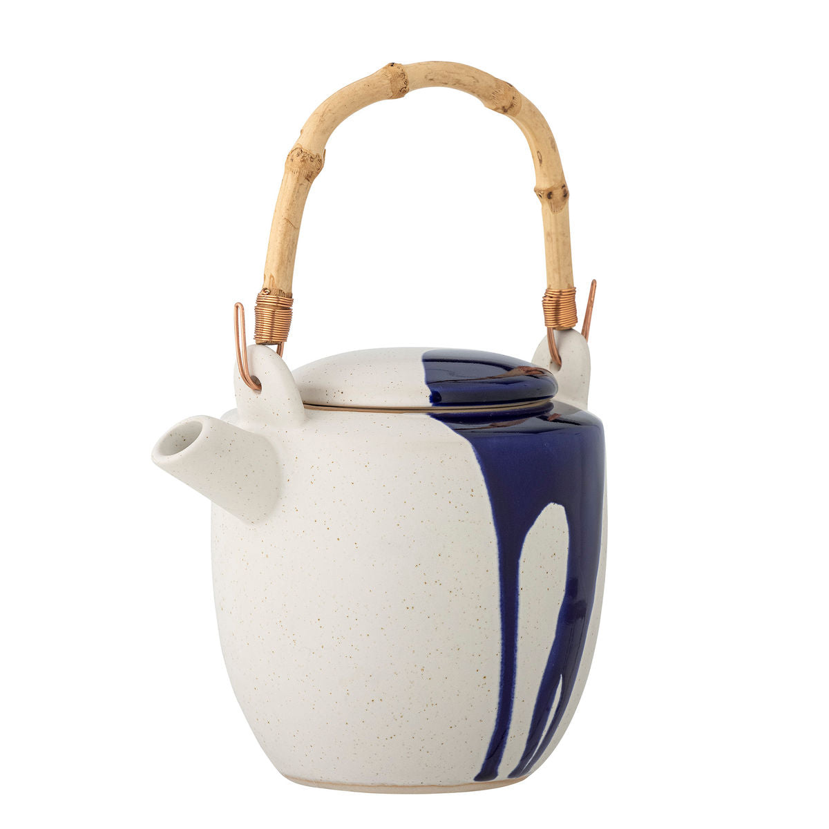 Bloomingville Okaama Teapot, Blue, Stoneware