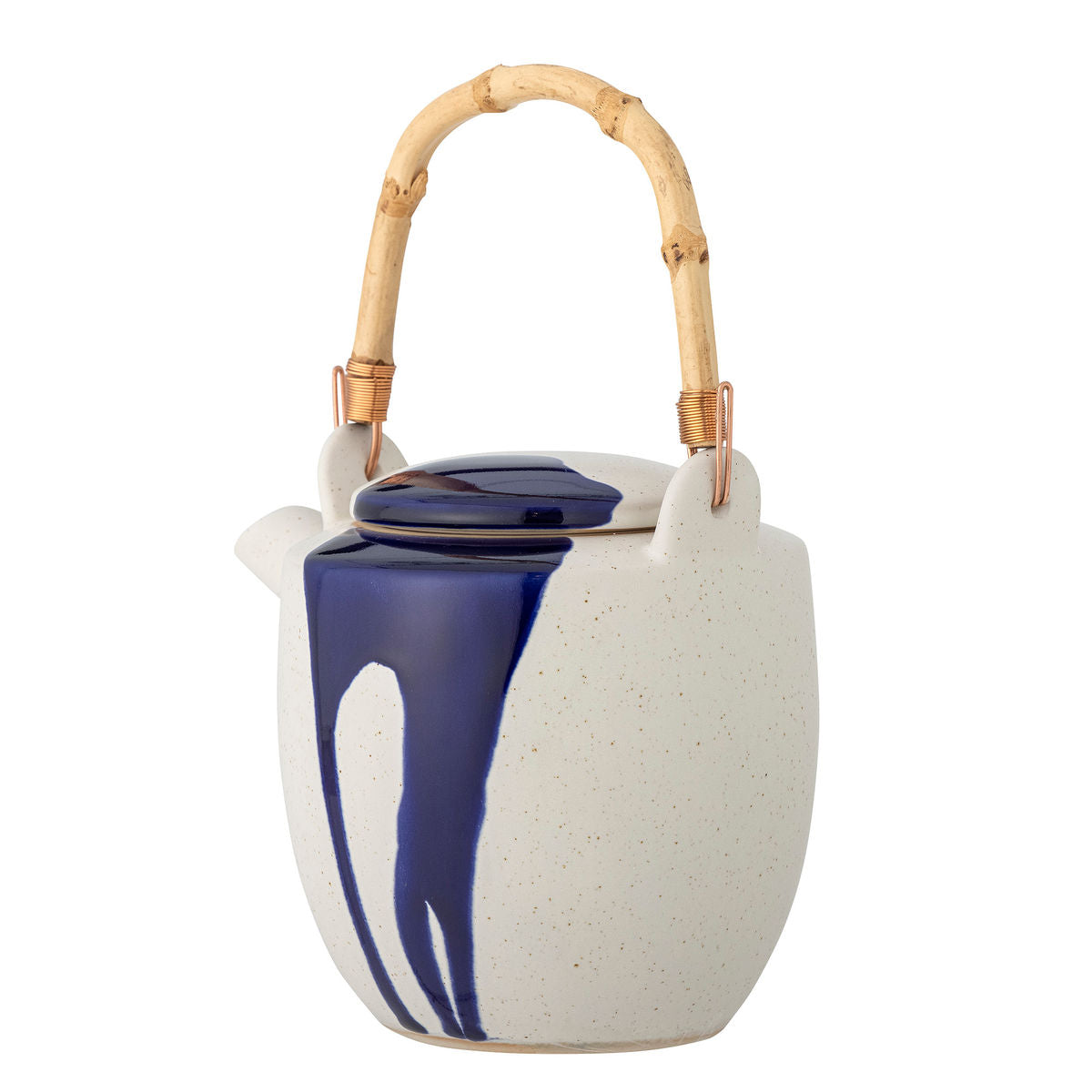 Bloomingville Okaama Teapot, Blue, Stoneware