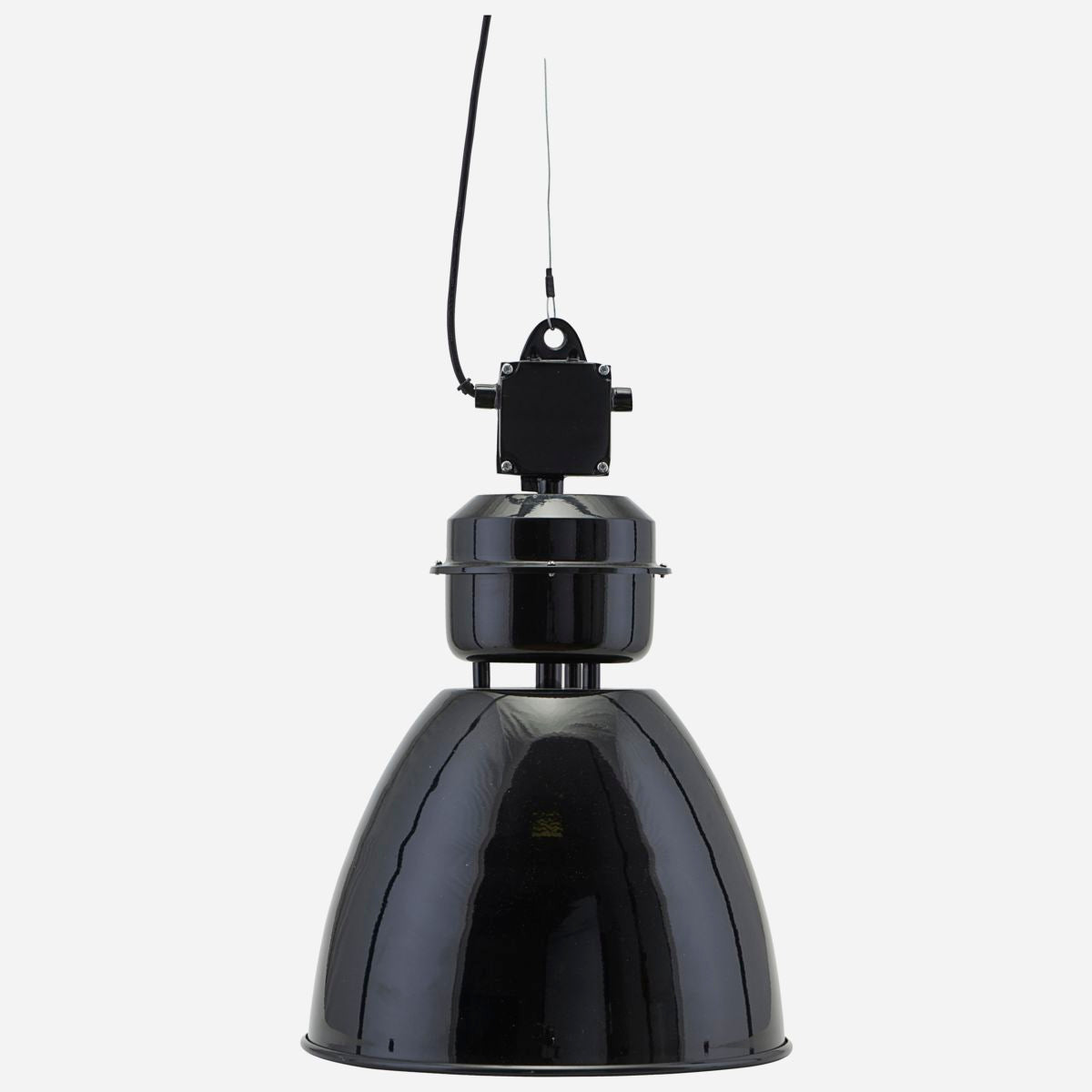 House Doctor Lamp, Volum, Black-H: 52 cm, DIA: 35 cm