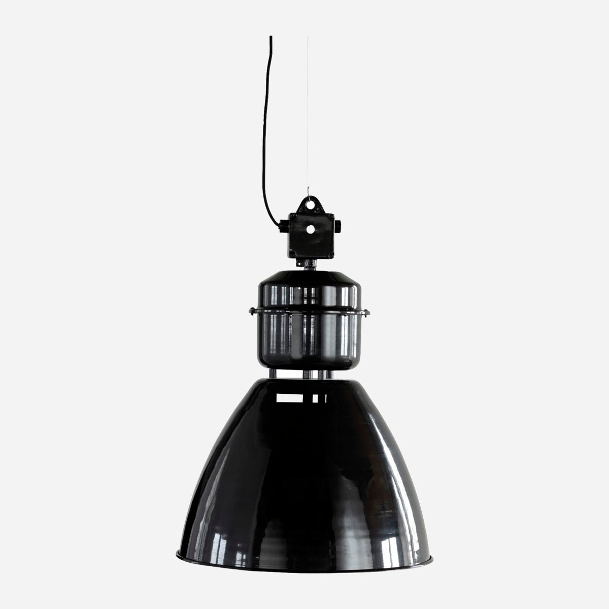 House Doctor Lamp, Volum, Black-H: 60 cm, DIA: 54 cm