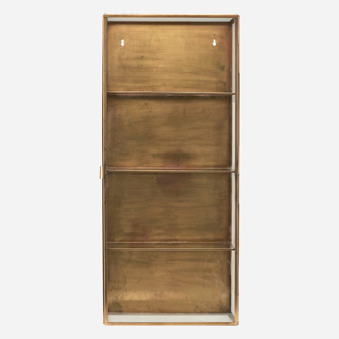 House Doctor-Vitrine Cabinet, Glass, Messing-L: 35 cm, W: 15 cm, H: 80 cm
