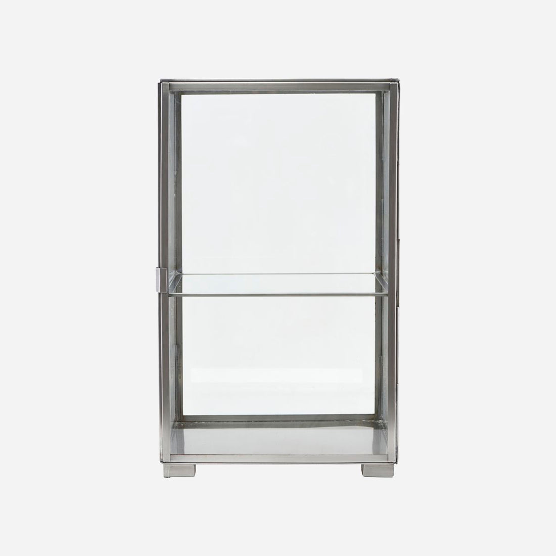 House Doctor Vitrine Cabinet, Glass, Zinc-L: 25 cm, W: 25 cm, H: 41 cm