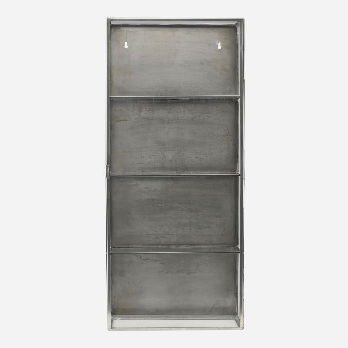House Doctor Vitrine Cabinet, Glass, Zinc-L: 35 cm, W: 15 cm, H: 80 cm