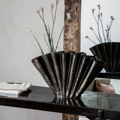 House Doctor-vase, flom, Antik Brun-L: 53,4 cm, H: 30 cm