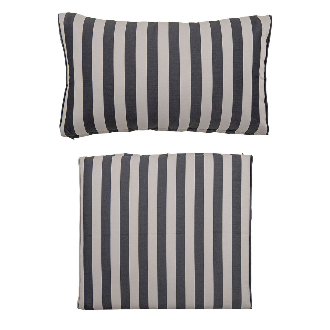 Bloomingville Mundo Pillow Covers (Without Fill), Black, Polyester