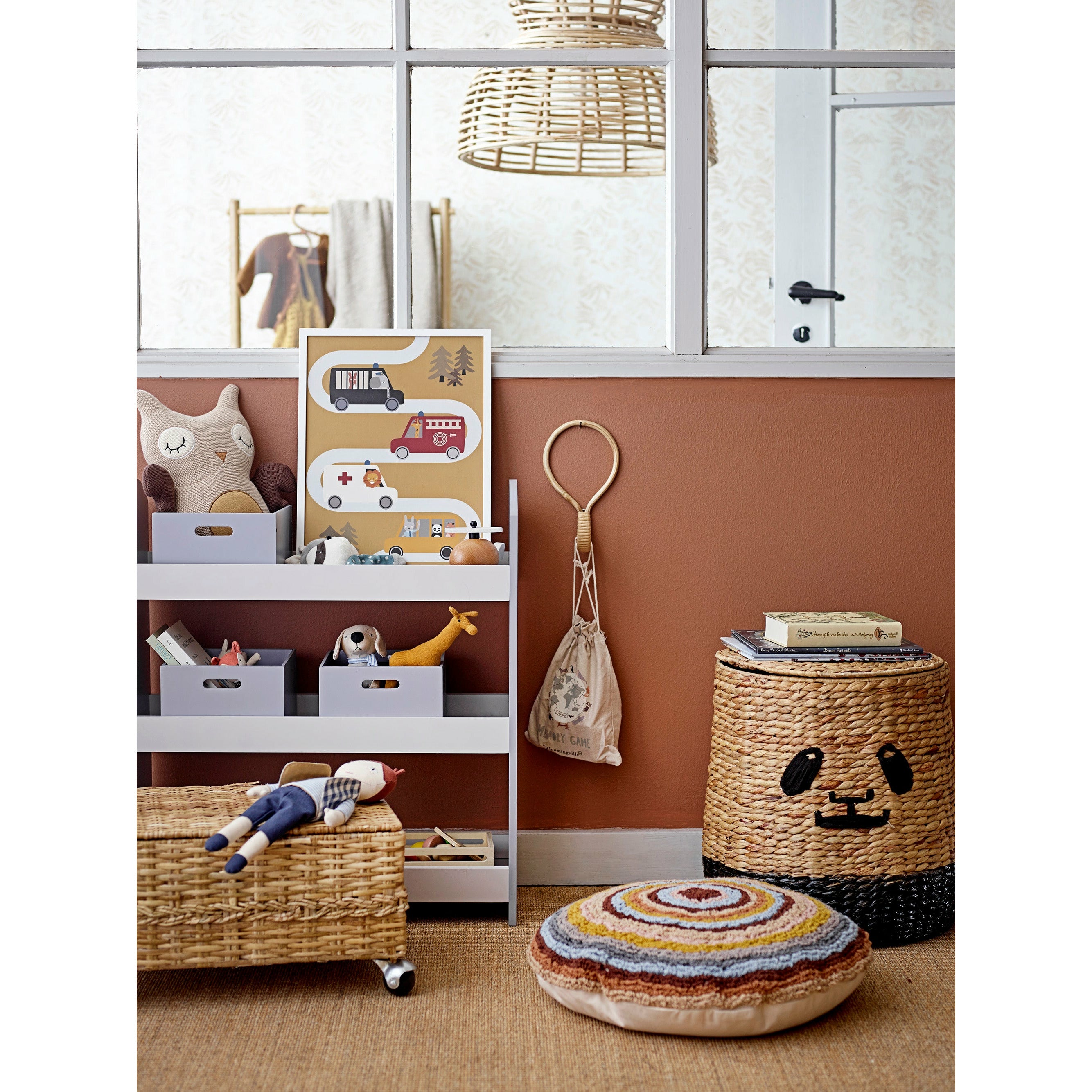 Aranya Bøjle, Natur, Rattan - L30xH17 cm - BLOOMINGVILLE MINI - DesignGaragen.dk