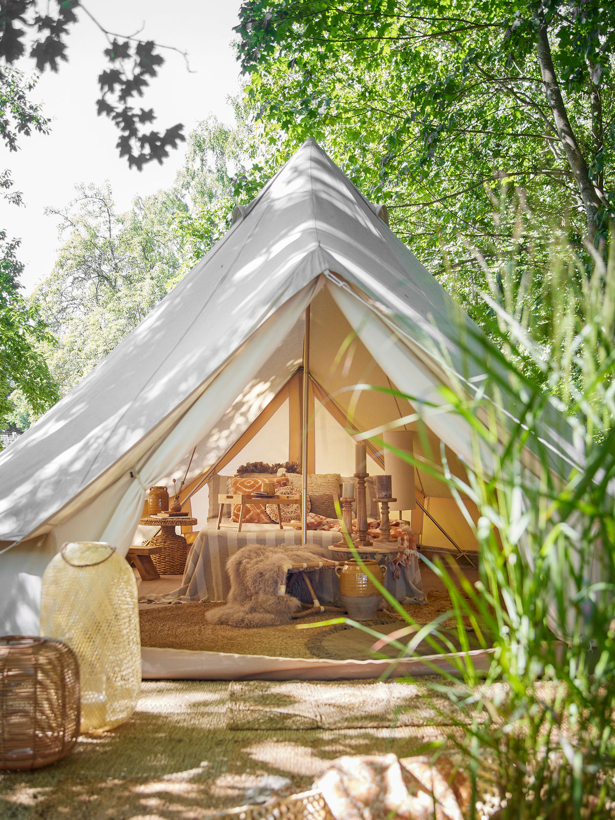 Bloomingville Aden Bakkebord, natur, bambus