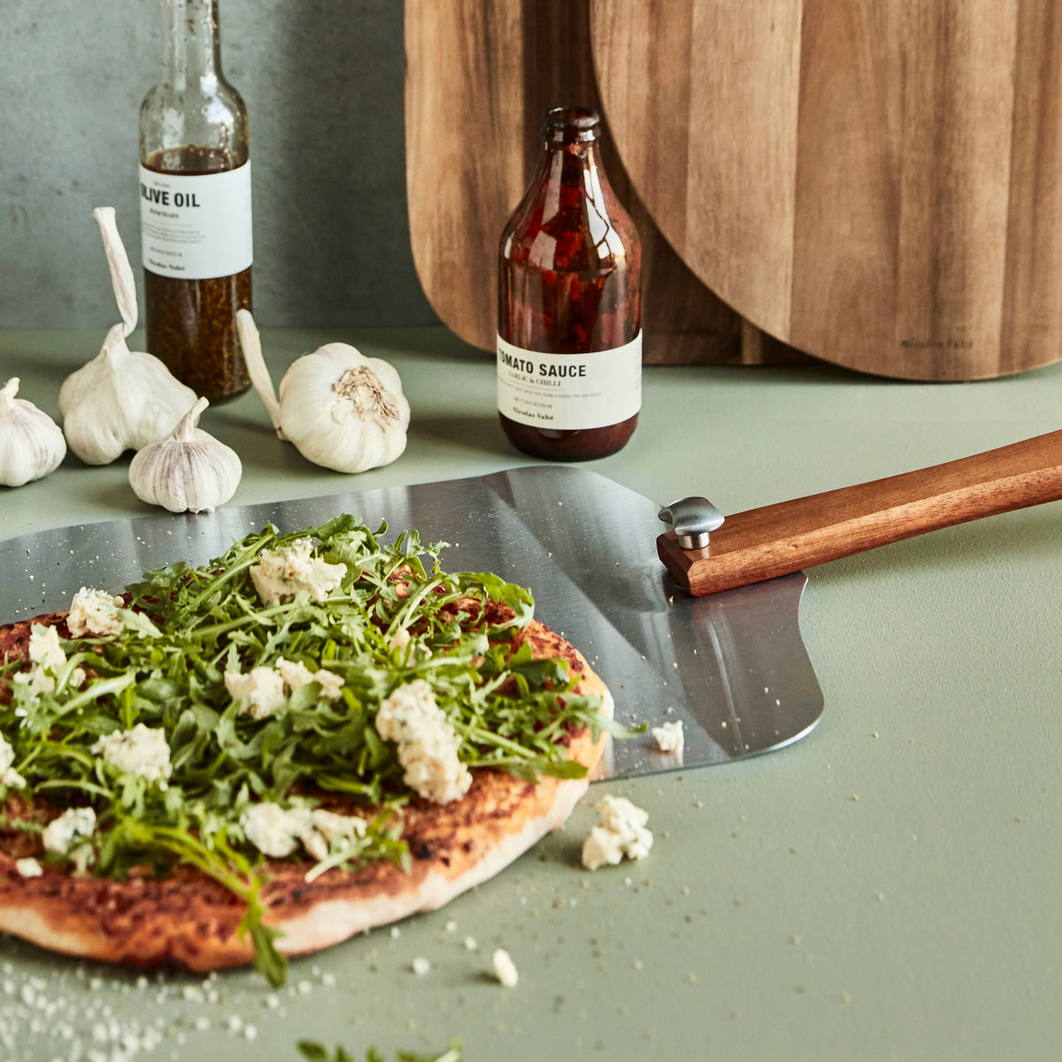 Pizza spade, natur