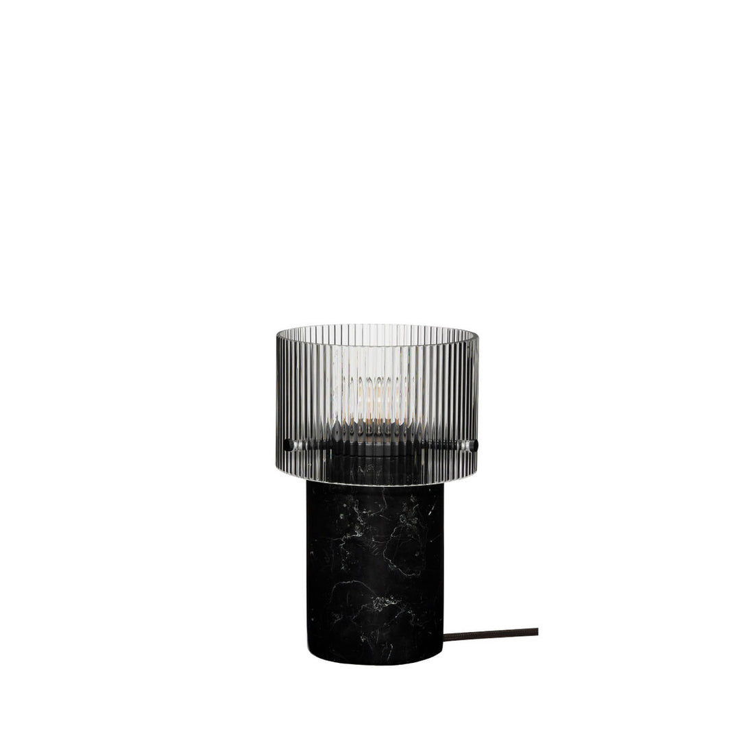 Hübsch revolve bordlampe strukturert/svart
