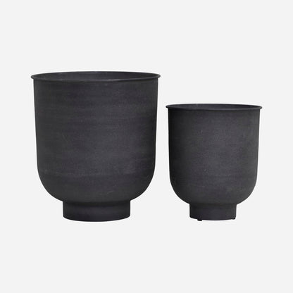 House Doctor Herb Pot, VIG, Gray-S :, H: 35 cm, DIA: 30 cm, L :, H: 45 cm, DIA: 40 cm