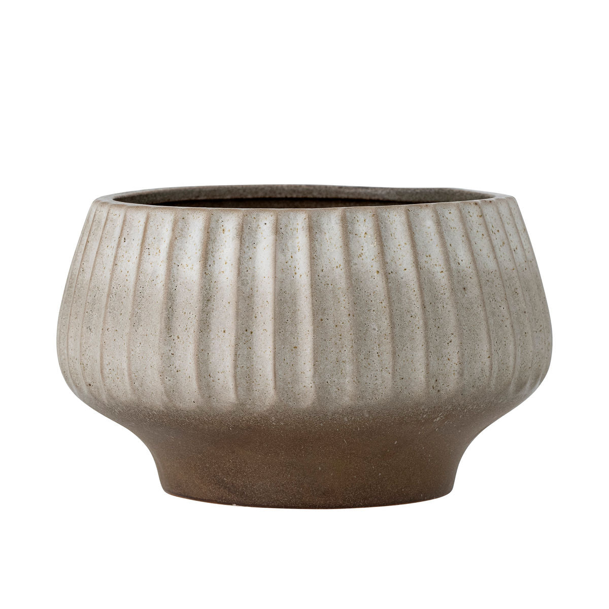 Bloomingville Assie Herbal Pots, Gray, Stoneware