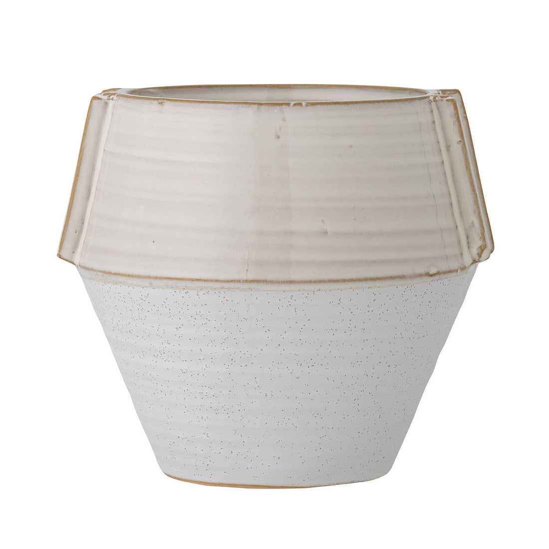 Bloomingville Zaki Herbal Potted Hids, White, Stoneware