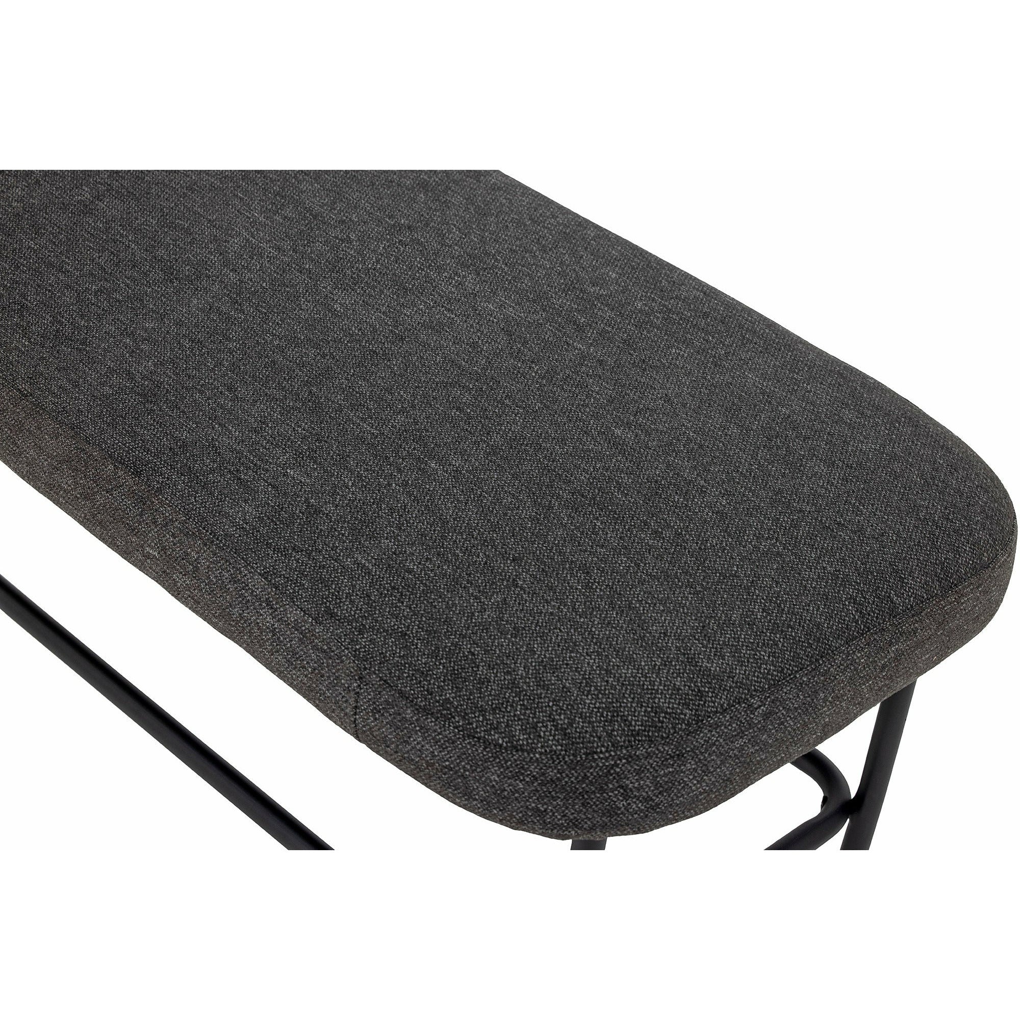 Bloomingville Farell Bench, Gray, Polyester
