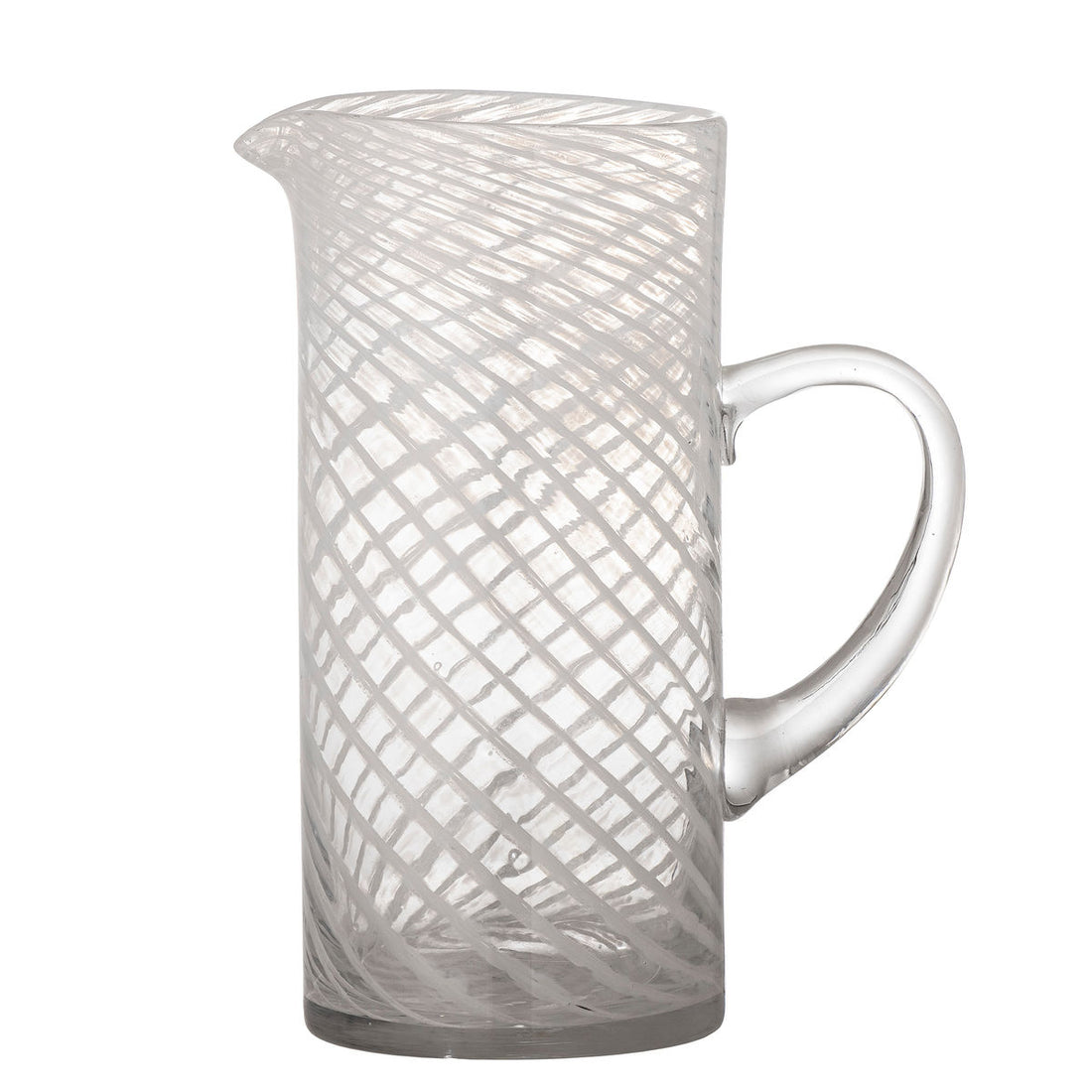 Bloomingville Sakhi pitcher, hvitt, glass