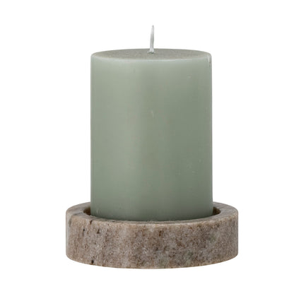 Bloomingville Dalin Lighthouse &amp; Candlestick, Green, Marble