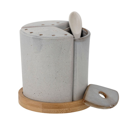 Bloomingville Josefine Salt &amp; Pepper Sets, Gray, Stoneware