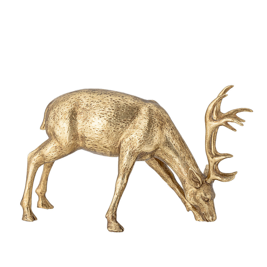 Bloomingville Keera Reindeer, Gold, Polyresin